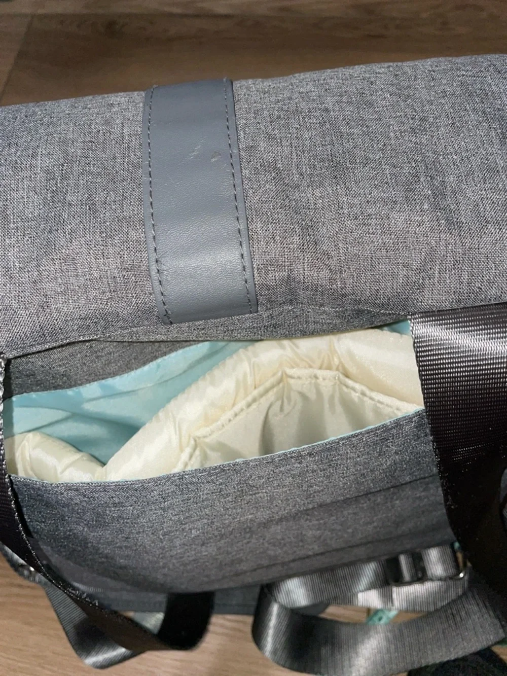 JJ Cole Backpack Diaper Bag Heather Gray